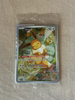 Prismatic Evolutions Eevee SVP 173 Pokemon Center Stamped Promo Sealed - Image 1