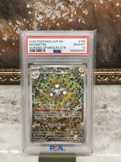 Magneton - 159 (Pokemon Center Exclusive) 159 Scarlet & Violet Promo PSA 10 - Image 1