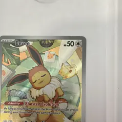 Pokemon Eevee 173 SV Scarlet & Violet Promo Holo English 50 HP Makura Tami - Image 2