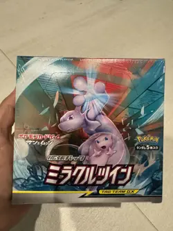 Pokemon Sun & Moon Miracle Twin Booster Box Japanese Tag Team GX SM11 Sealed - Image 3