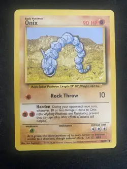 Pokemon Onyx Base Set Vintage 56/102 Card NM Condition - Image 1