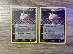 Pokemon TCG Team Rocket Returns Rocket's Meowth 46/109 2004 Lot 2 - Image 1