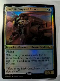 Harbin, Vanguard Aviator The Brothers' War Foil - MTG RARE - Image 1