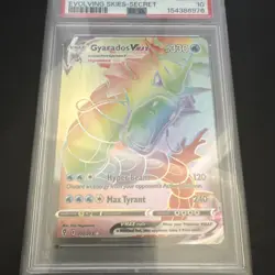 Pokemon Gyarados VMAX 207/203 Evolving Skies Secret Rare Holo PSA 10 - Image 4