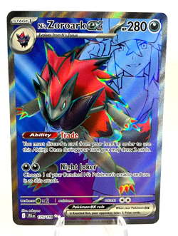 N's Zoroark EX 175/159 - Journey Together - Full Art - Pokemon - NM - Image 1