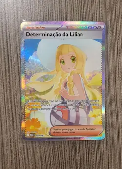 2025 Pokemon MEG PORTUGUESE SIR #184 Lillie's Determination - Image 1