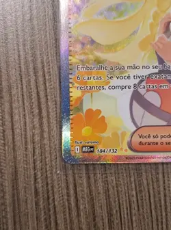 2025 Pokemon MEG PORTUGUESE SIR #184 Lillie's Determination - Image 4