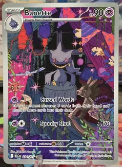 Banette 234/217 Ascended Heroes IR Illustration Rare Pokemon TCG - NM Near Mint - Image 1