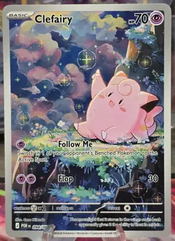 Pokemon TCG Perfect Order Clefairy 094/088 IR Illustration Rare NM Near Mint - Image 1