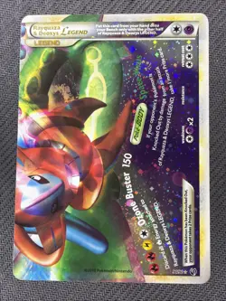Rayquaza & Deoxys Legend BOTTOM [Holo] #90/90 Pokemon TCG Undaunted 2010 - Image 1