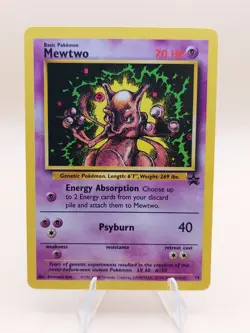 Mewtwo Pokemon Black Star Promo #14 WOTC 2000 - Image 1