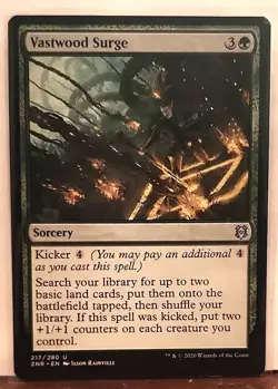 MtG Vastwood Surge Zendikar Rising Regular - Image 1