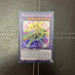 Yu-Gi-Oh! Destiny HERO - Dusktopia - BLLR-EN025 - 1st Edition - NM Secret Rare - Image 1