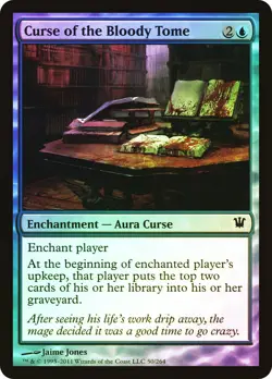 MTG FOIL Curse of the Bloody Tome - Innistrad #050 - Image 1
