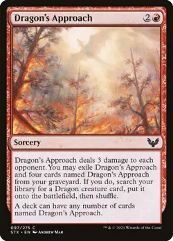 35x Dragon's Approach - 097/275 MTG Magic - Image 2