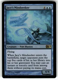 Jace's Mindseeker 61 Rare Magic 2014 (M14) Magic: The Gathering Foil Near Mint - Image 1