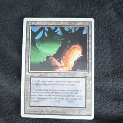 - MTG Magic the Gathering - Safe HavenLand Card Rush Art Never Played - Image 3