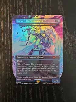 Magic The Gathering Secret Lair Encore Electromancer Hatsune Miku Rainbow Foil - Image 1