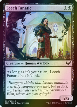 MTG Leech Fanatic Foil ** Strixhaven: School of Mages ** English (NM) - Image 1