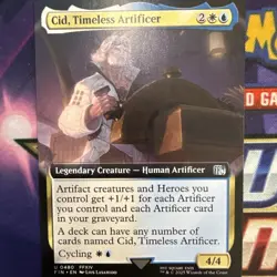 Cid, Timeless Artificer (Extended Art) #480 (NM) Final Fantasy FIN Magic MTG - Image 1
