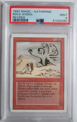 MTG Rock Hydra PSA 9 MINT Revised 1994 English Vintage Magic Reserved List Card! - Image 1