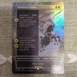 Magic: The Gathering Summon: Ixion Enchantment Creature Rare Foil #0195 - Image 1