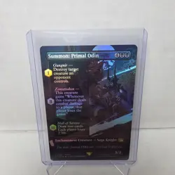 Summon: Primal Odin (Borderless) Final Fantasy Foil - Image 1