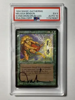 Ichneumon Druid Legends Regular (PSA 5 EX Card) (PSA 10 Auto) - Image 1