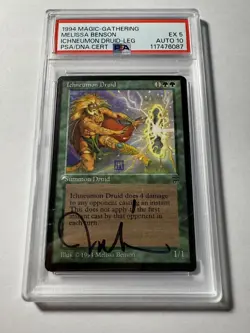 Ichneumon Druid Legends Regular (PSA 5 EX Card) (PSA 10 Auto) - Image 2