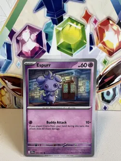 Espurr 036/086 Common Regular - Pokemon TCG Chaos Rising - NM - Image 1
