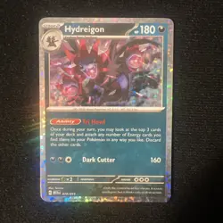 Hydreigon Holo 10/15 New 2025 McDonalds Happy Meal Pokemon Dragon Discovery - NM - Image 1