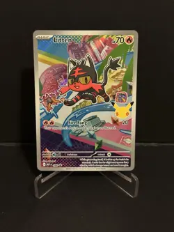 Litten - 044 ME: Mega Evolution Promo Pokemon NM Holo - Image 1
