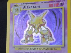 Pokemon TCG Alakazam Base Set 1/102 Holo 1999-2000 WOTC Base Set MP - Image 2