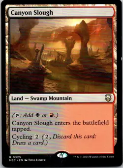 Magic the Gathering Canyon Slough Modern Horizons 3 Commander MTG Free Shipping - Image 1