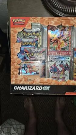 Pokemon TCG: Charizard ex Premium Collection Box - 6 Packs Damage Still Sealed - Image 1