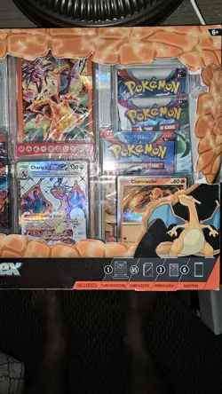 Pokemon TCG: Charizard ex Premium Collection Box - 6 Packs Damage Still Sealed - Image 2