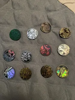 Lot of 12 Small Pokemon Coins Tokens Varied Character Collectible Coins - Image 1