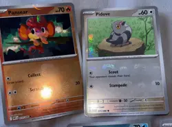 Pokemon TCG Pansear + Pidove Master Ball Reverse Holo Black Bolt White Flare - Image 1