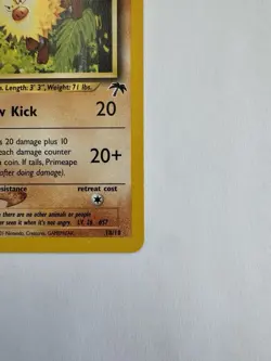 Pokemon Primeape 18/18 Southern Islands Promo Regular Stage 1 2001 English - Image 4