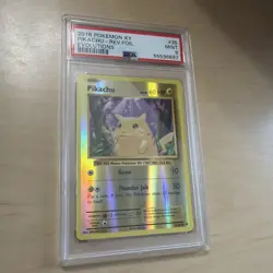 2016 POKEMON XY EVOLUTIONS #35 PIKACHU-REV.FOIL EVOLUTIONS PSA 9 - Image 1