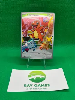 Pokemon TCG Charmander 038 MEP Black Star Promo First Partner Holo NM - Image 1