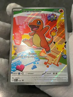Pokemon TCG Charmander 038 MEP Black Star Promo First Partner Holo NM - Image 4