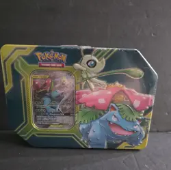 Pokemon Celebi & Venusaur GX Tag Team Sealed Tin Tcg 2019 - Image 1