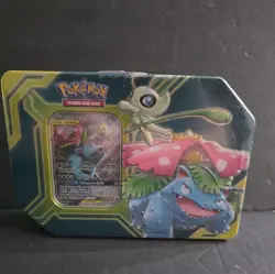 Pokemon Celebi & Venusaur GX Tag Team Sealed Tin Tcg 2019 - Image 2