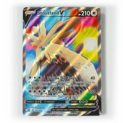 Pokemon - Stoutland V - 157/163 - SWSH Battle Styles - Full Art Card - Image 1