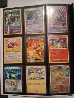 Pokemon Card Collection Binder Lot Pikachu, Charizard, Gengar, Vintage - Image 2