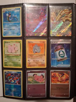 Pokemon Card Collection Binder Lot Pikachu, Charizard, Gengar, Vintage - Image 4