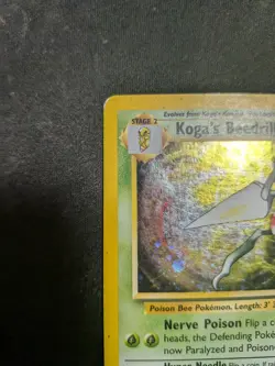 Pokemon TCG Card English Gym Challenge Koga's Beedrill 9/132 Holo Rare - Image 2
