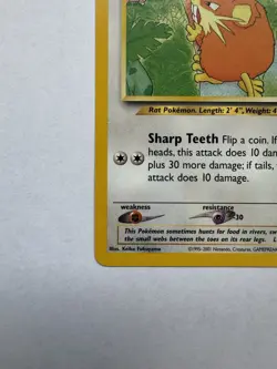 Wizards of the Coast Southern Islands Raticate 06/18 Stage 1 60 HP Promo - Image 3