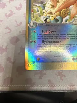 2003 Omastar 19/100 EX Reverse Holo Rare Pokemon Card - Image 5